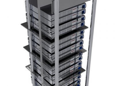Silver Servers Rack - Hosting Theme